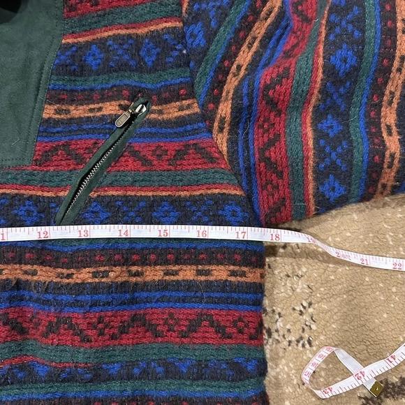 Far West vintage southwestern/Santa Fe style lined jacket oversized M Wool blend - Picture 7 of 9